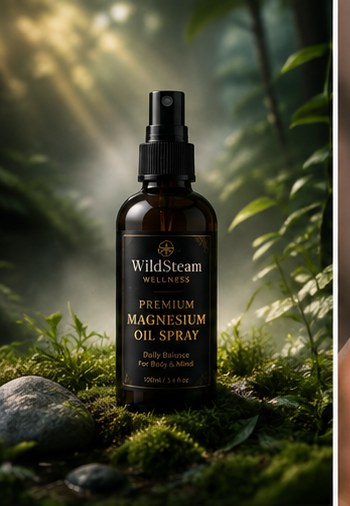 WildSteam RESET magnesium oil spray — pre-launch edition
