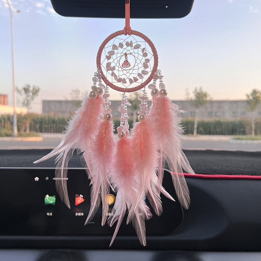 Crystal Car Dreamcatcher – Hang Peace &amp; Protection Wherever You Go - WildSteam Wellness