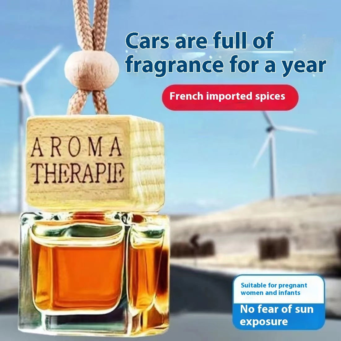 Hanging Car Aroma Pendant – Fragrance Meets Style on the Road - WildSteam Wellness